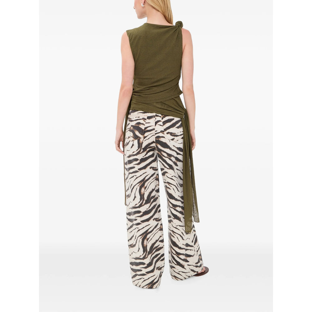 Ganni Green Tops - Vests & Tank Tops Women GANNI