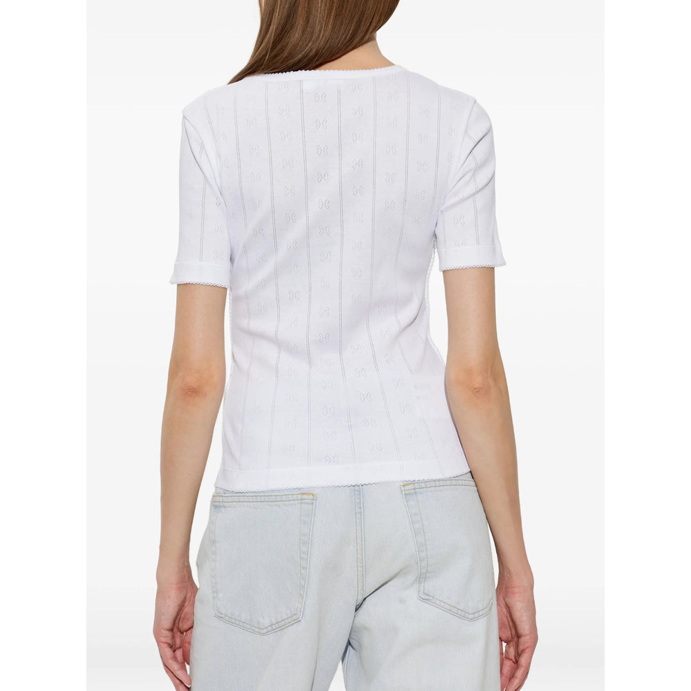 Ganni White Tops - T-Shirts & Jerseys Women GANNI