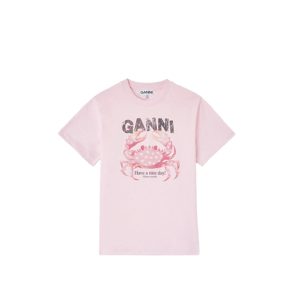 Ganni Pink Tops - T-Shirts & Jerseys Women GANNI