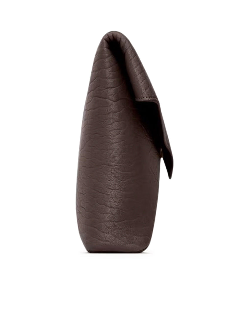 Saint Laurent Women Cassandre Large Lambskin Envelope Pouch SAINT LAURENT