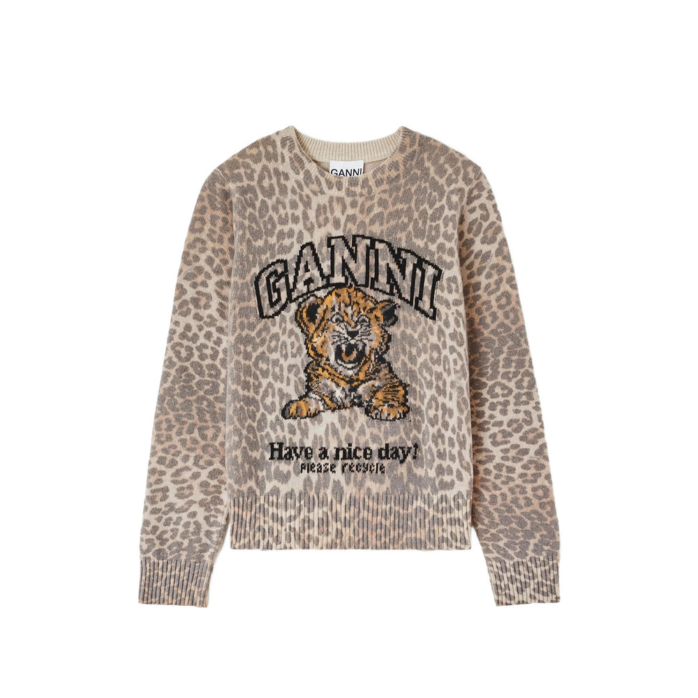 Ganni Neutrals Knitwear - Jumpers Women GANNI