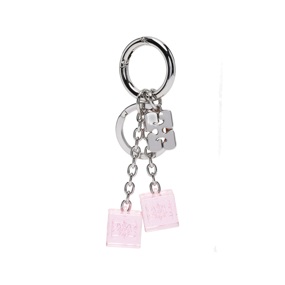 Ganni Silver Keyrings & Chains Women GANNI