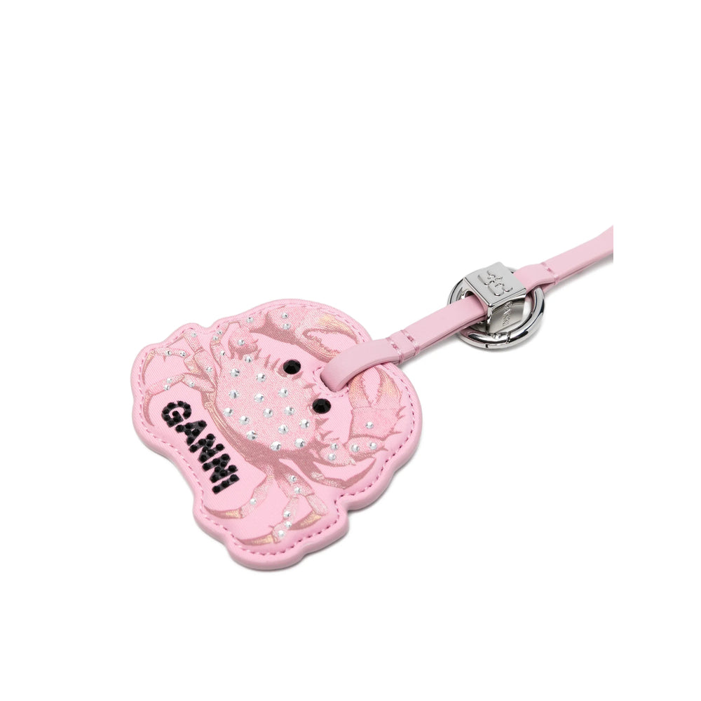 Ganni Pink Keyrings & Chains Women GANNI