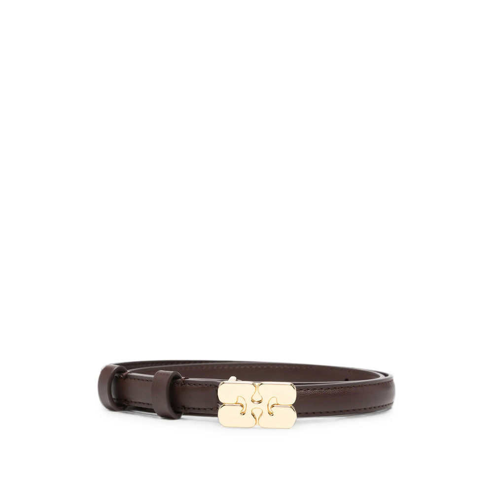 Ganni Brown Belts Women GANNI