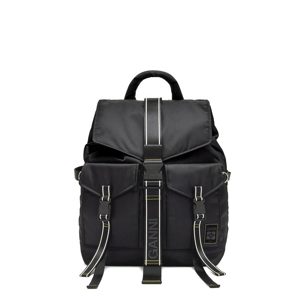 Ganni Black Backpacks Women GANNI