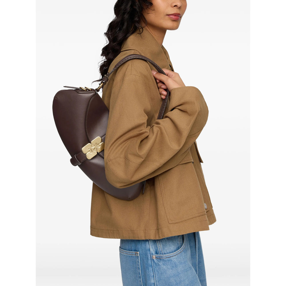 Ganni Brown Shoulder Bags Women GANNI