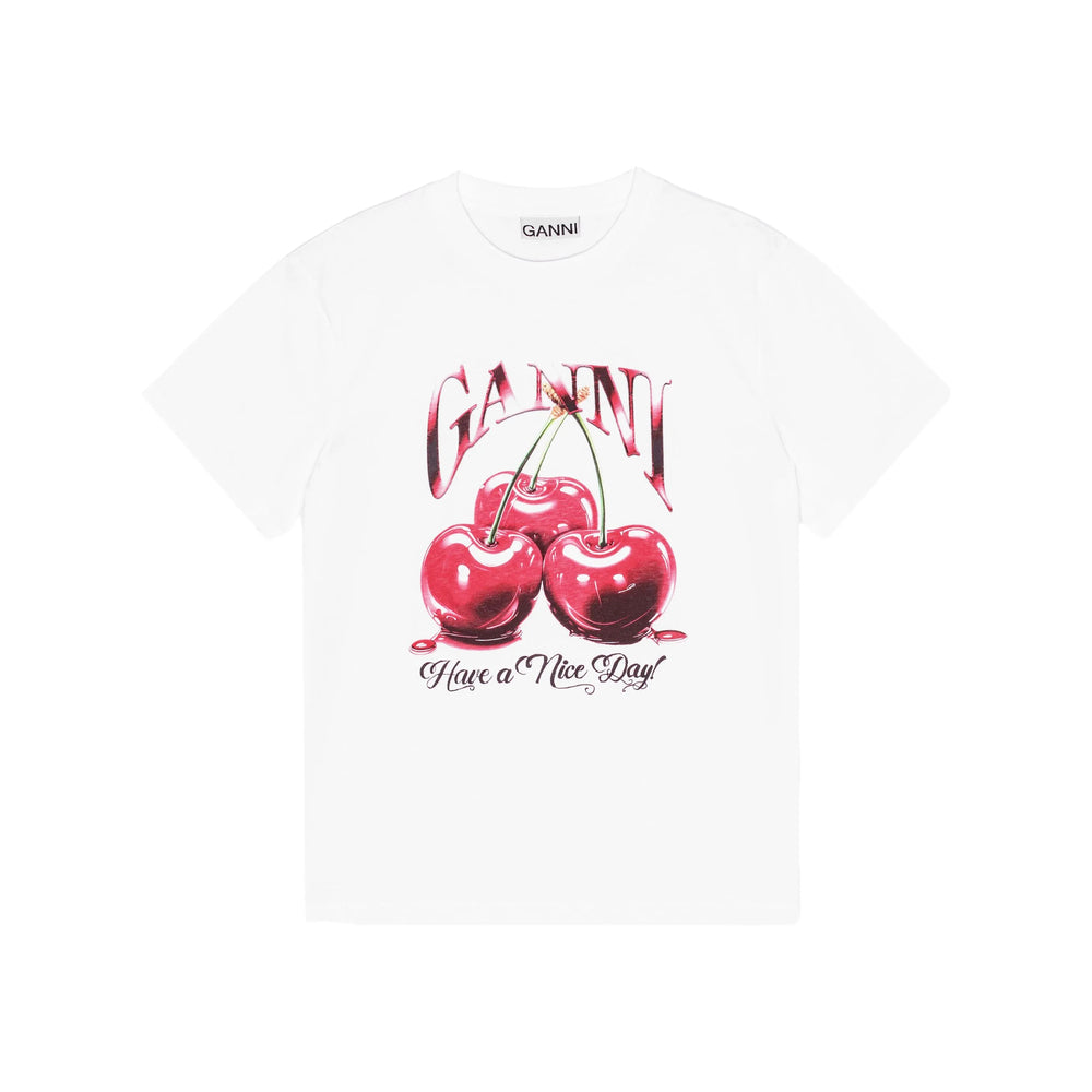 Ganni White Tops - T-Shirts & Jerseys Women GANNI