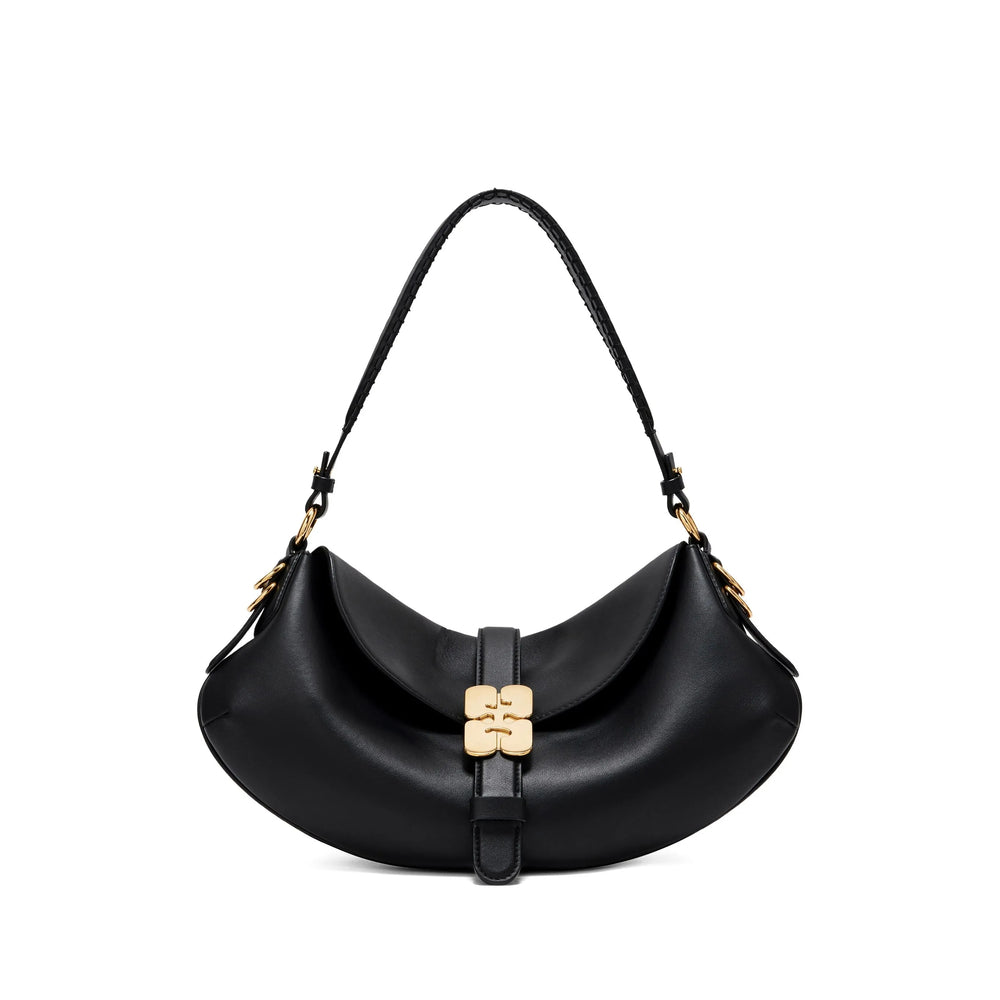 Ganni Black Shoulder Bags Women GANNI