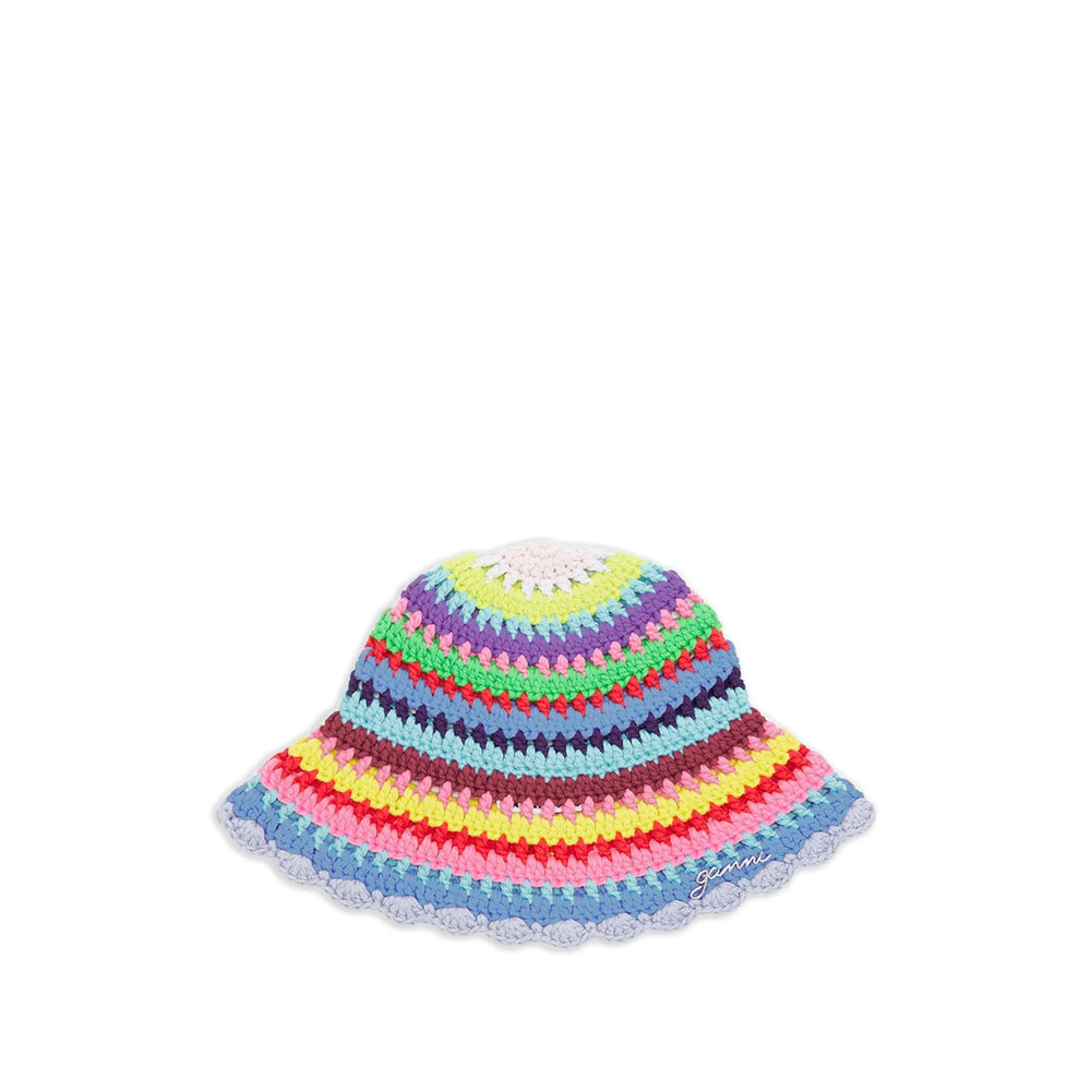 Ganni Blue Hats Women GANNI