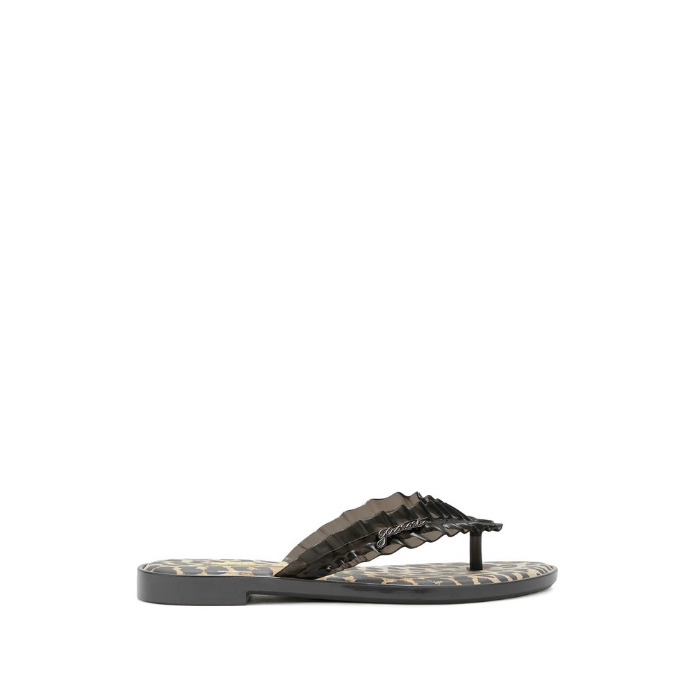 Ganni Black Flip-Flops & Slides Women GANNI