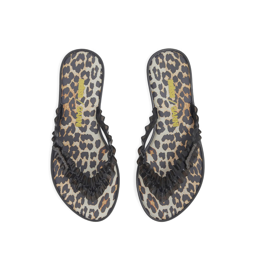 Ganni Black Flip-Flops & Slides Women GANNI