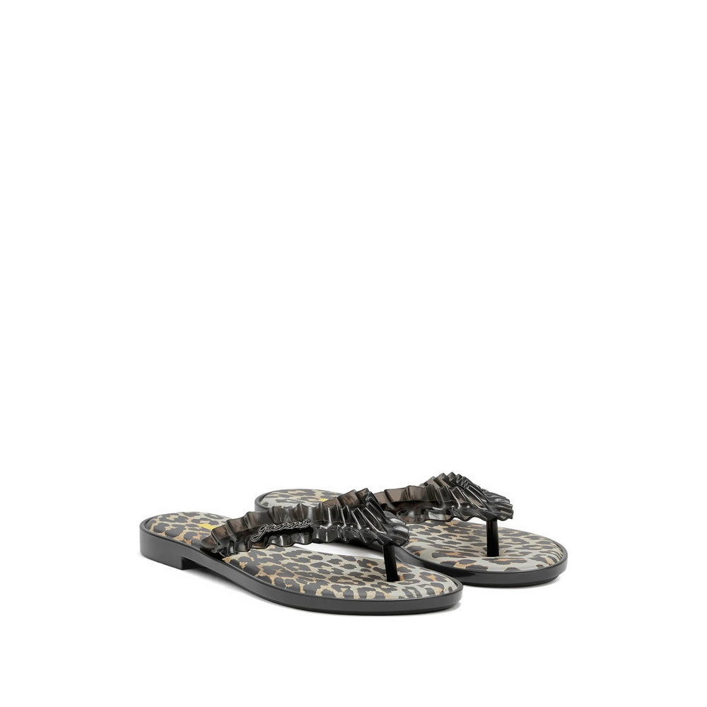 Ganni Black Flip-Flops & Slides Women GANNI