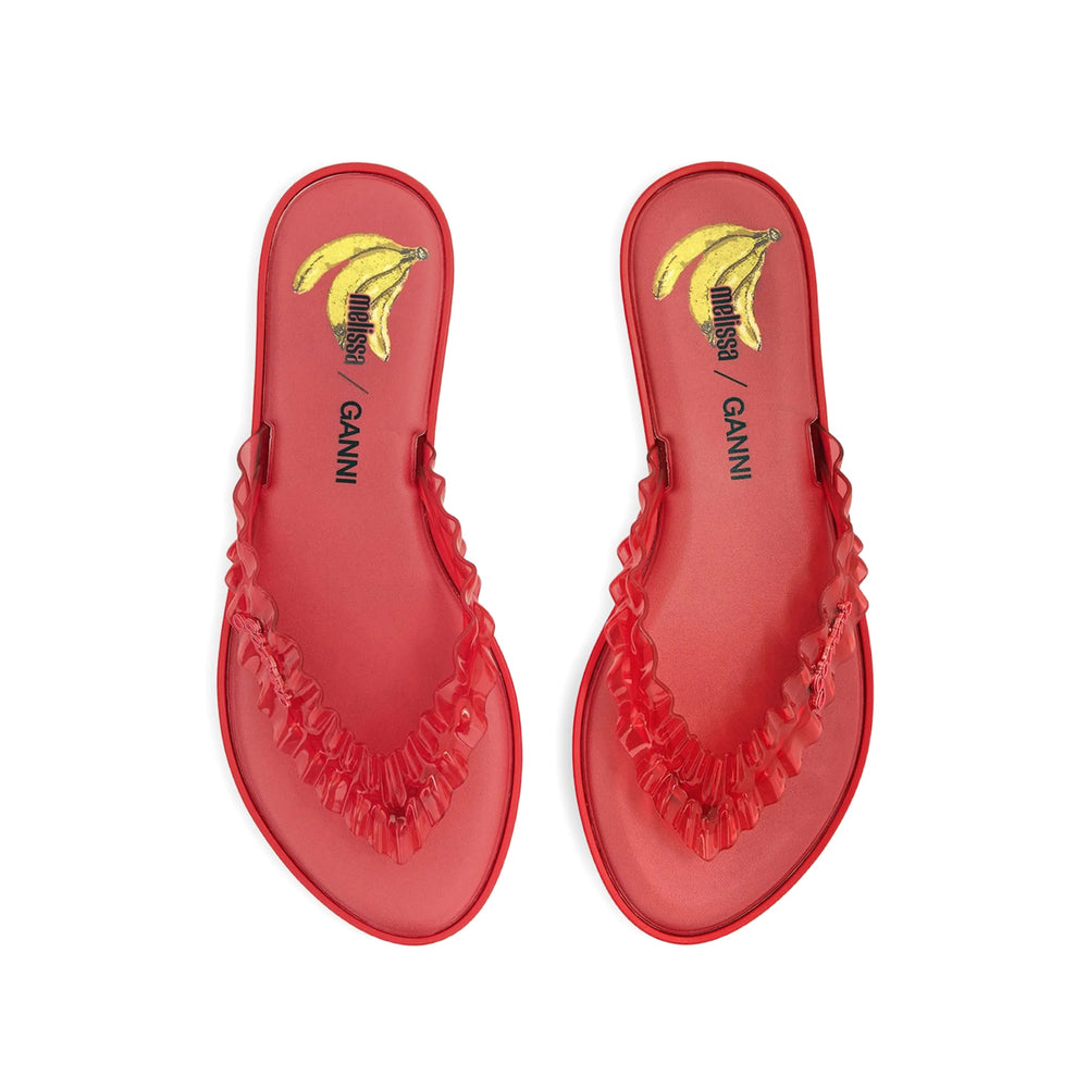 Ganni Red Flip-Flops & Slides Women GANNI
