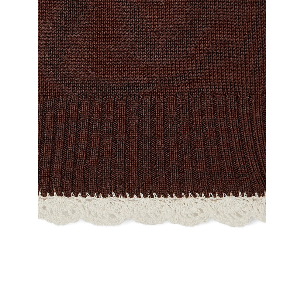 Ganni Brown Knitwear - Jumpers Women GANNI