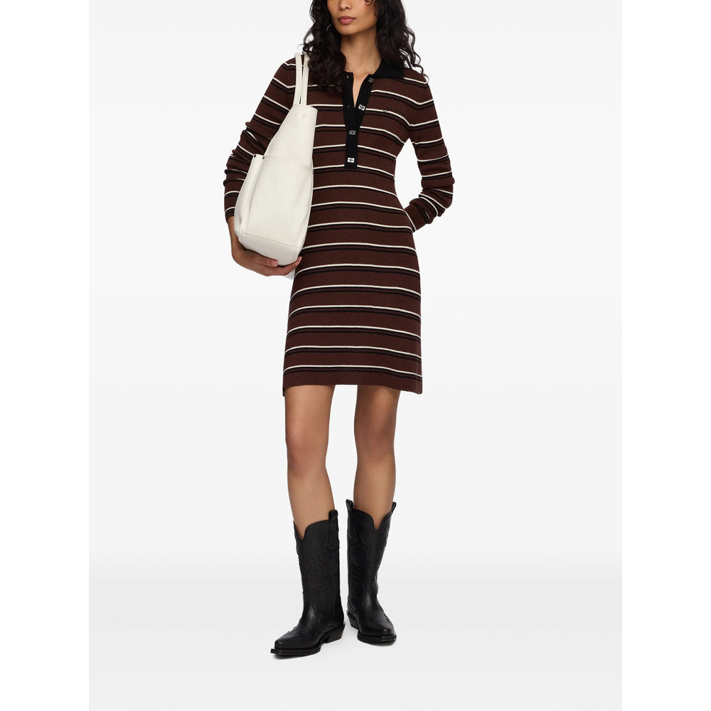 Ganni Brown Dresses - Day Dresses Women GANNI