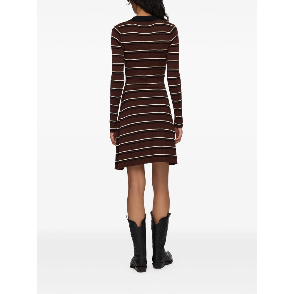 Ganni Brown Dresses - Day Dresses Women GANNI