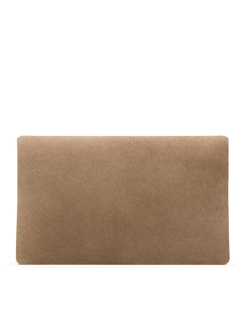 Saint Laurent Women Large Cassandre Envelope Clutch In Suede SAINT LAURENT