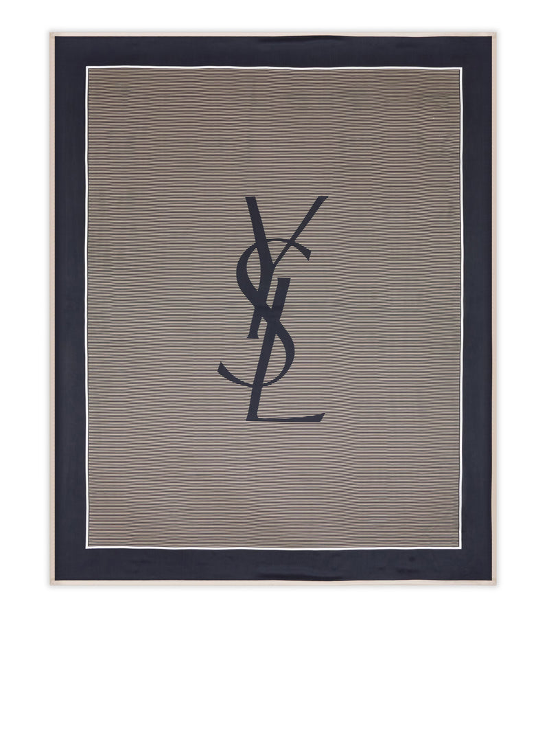 Saint Laurent Women Cassandre Pareo In Silk Charmeuse SAINT LAURENT