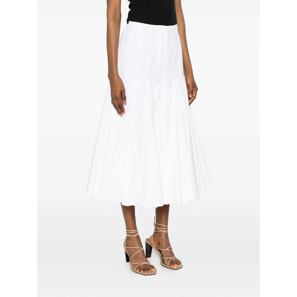 Jacquemus White Skirts - Pleated Skirts Women JACQUEMUS