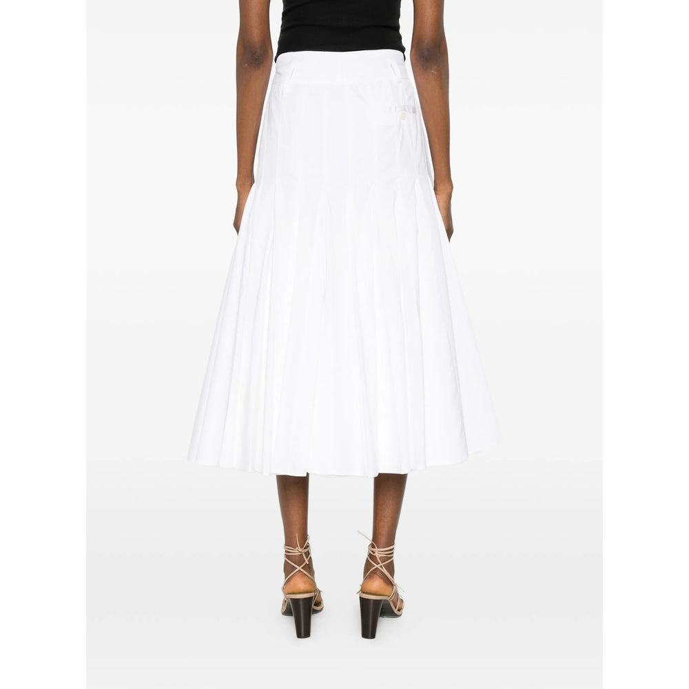 Jacquemus White Skirts - Pleated Skirts Women JACQUEMUS