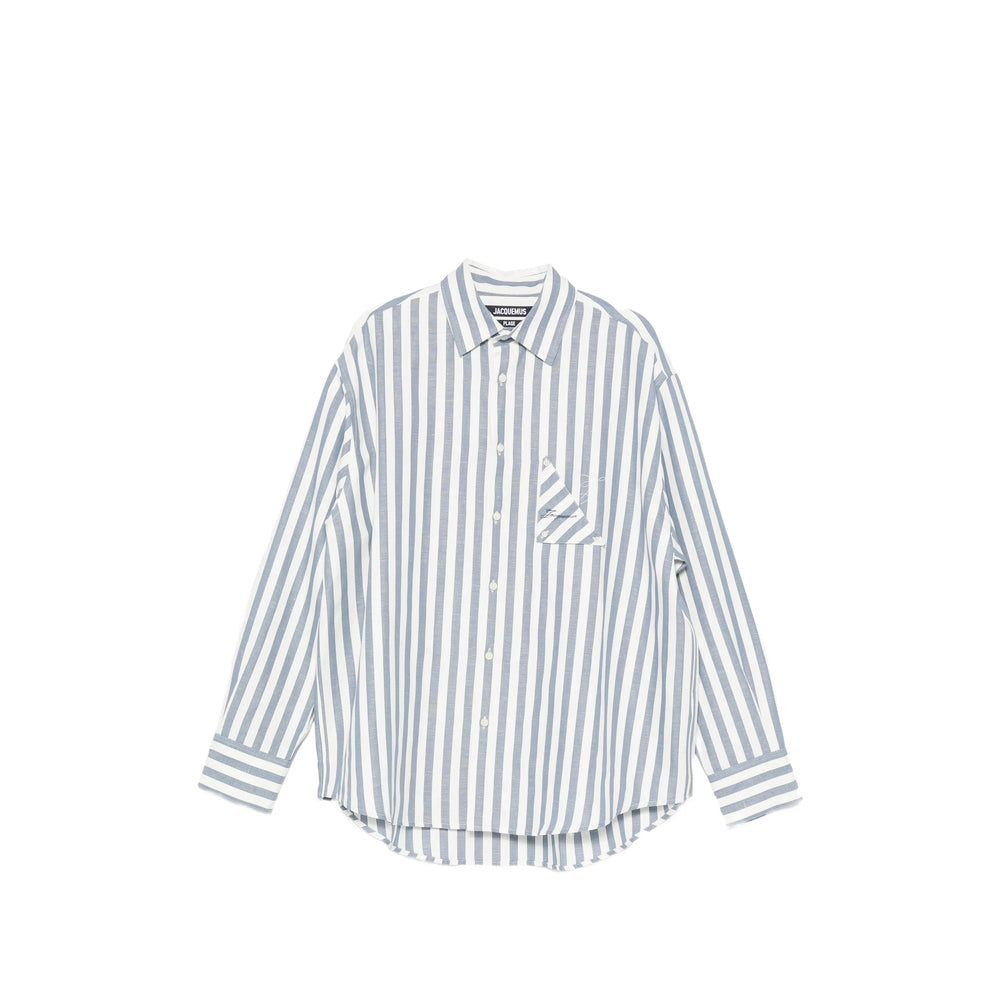 Jacquemus Blue Shirts Men JACQUEMUS