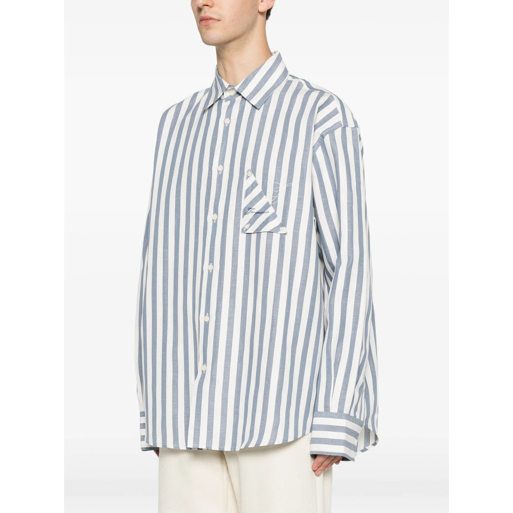 Jacquemus Blue Shirts Men JACQUEMUS