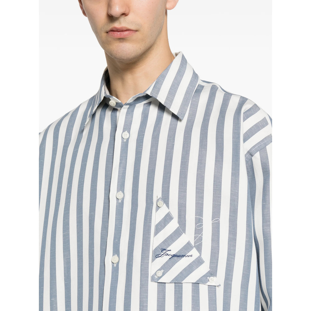 Jacquemus Blue Shirts Men JACQUEMUS