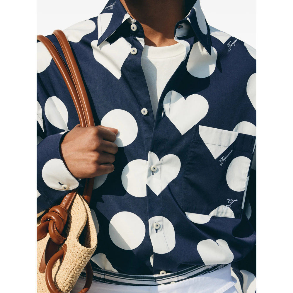 Jacquemus Blue Shirts Men JACQUEMUS