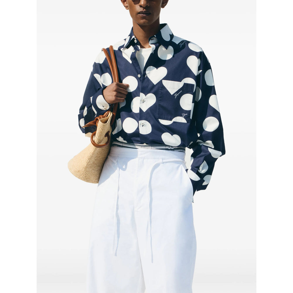 Jacquemus Blue Shirts Men JACQUEMUS