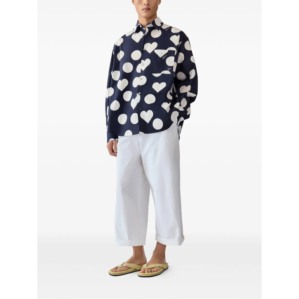 Jacquemus Blue Shirts Men JACQUEMUS