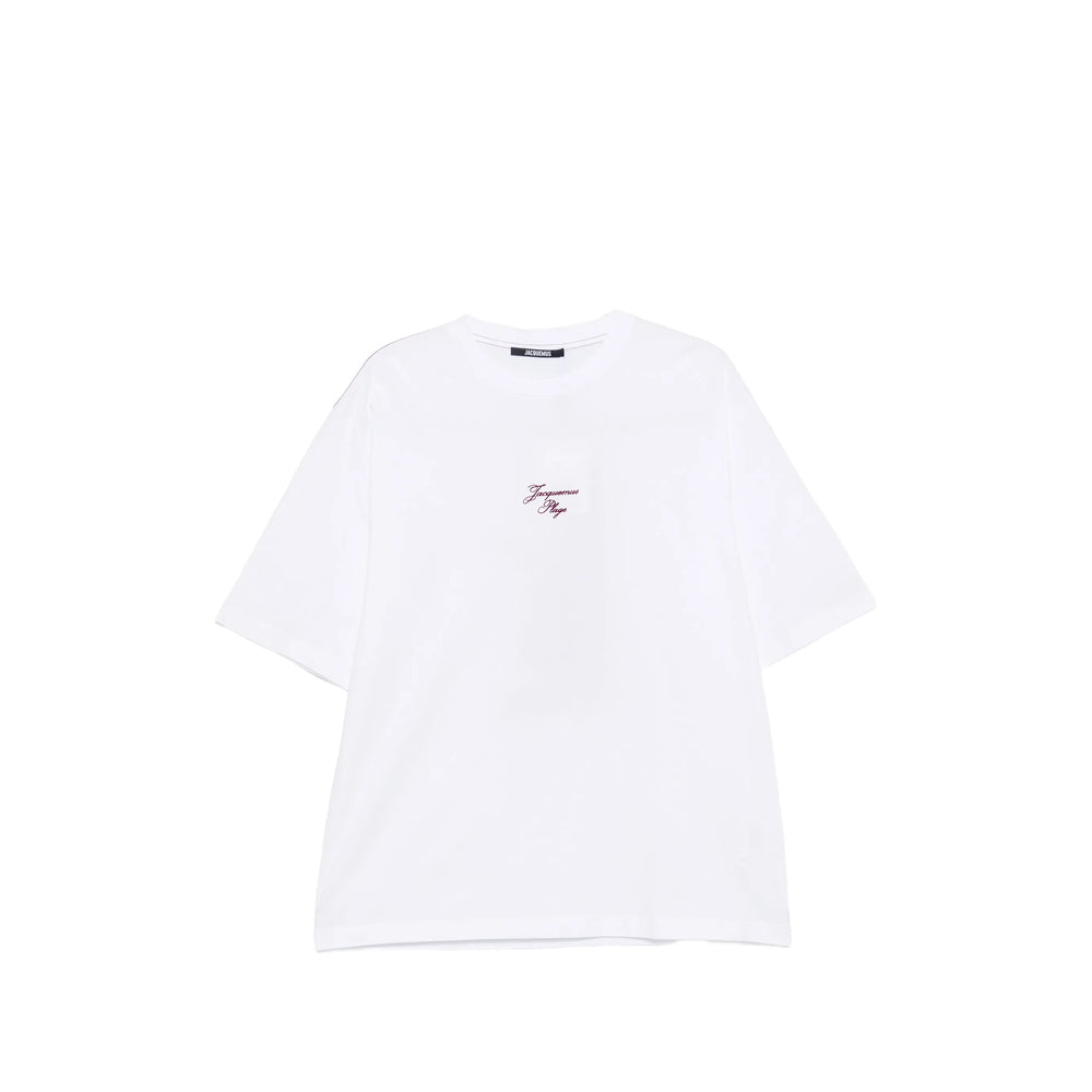 Jacquemus White T-Shirts & Vests - T-Shirts Men JACQUEMUS