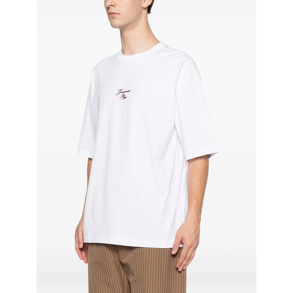 Jacquemus White T-Shirts & Vests - T-Shirts Men JACQUEMUS