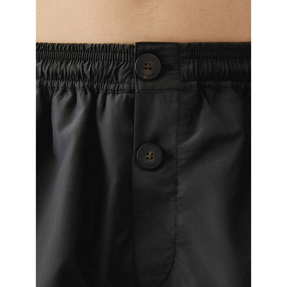 Jacquemus Black Beachwear - Swim Shorts Men JACQUEMUS