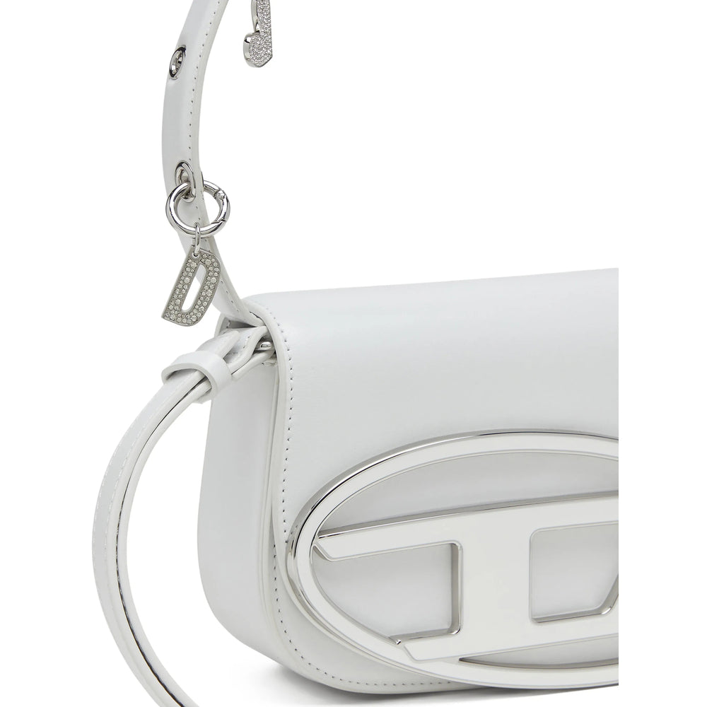 Diesel White Shoulder Bags Women DIESEL