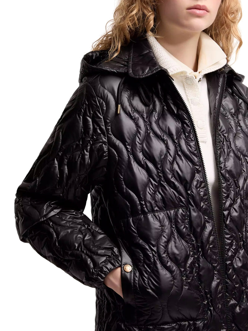 Moncler Women Midi Balette Down Jacket With Geometric Quilting MONCLER