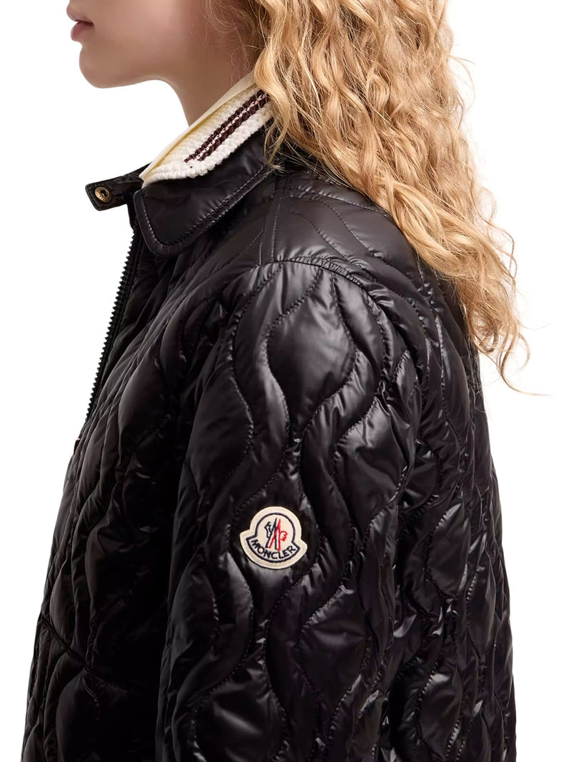 Moncler Women Midi Balette Down Jacket With Geometric Quilting MONCLER