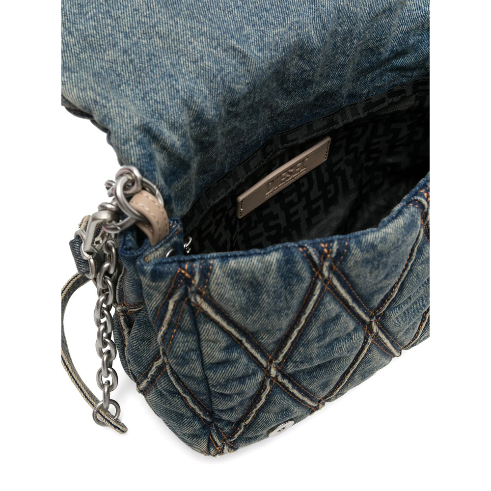 Diesel Blue Shoulder Bags Women DIESEL