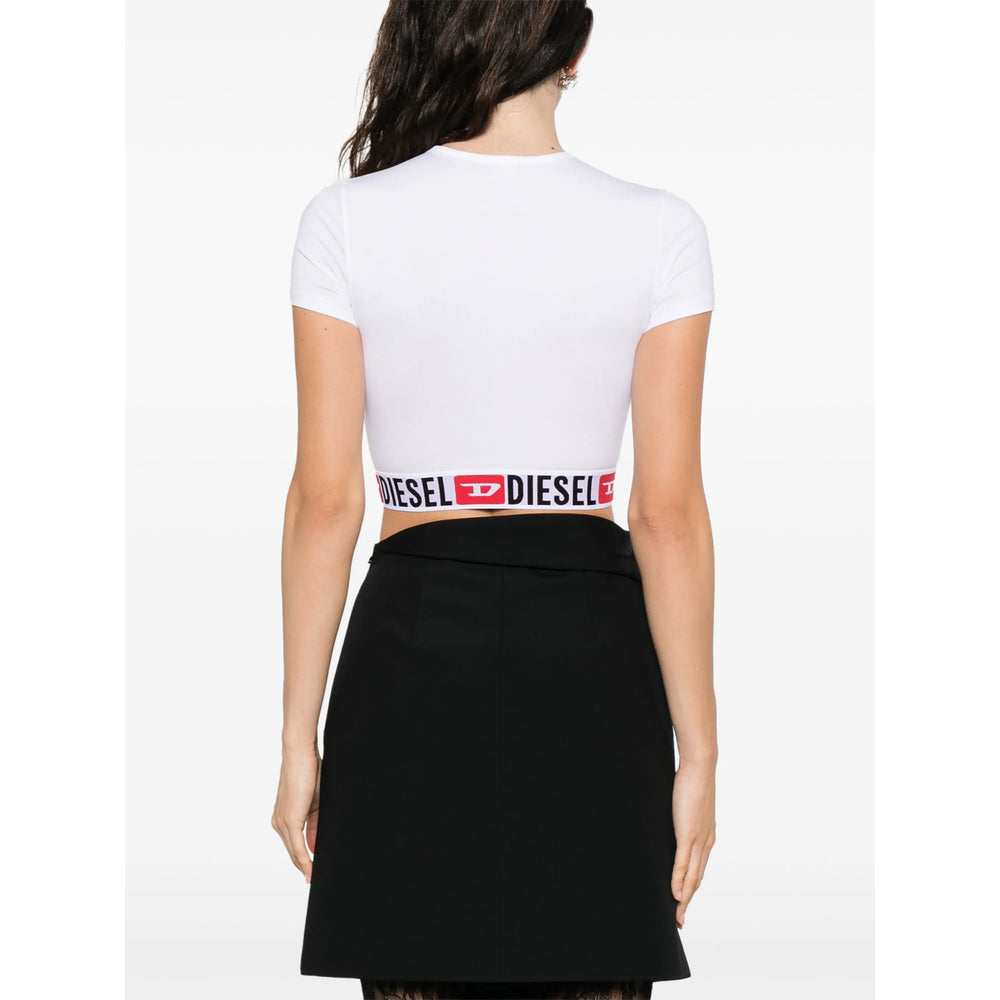 Diesel White Performance Tops - Performance T-Shirts Women DIESEL