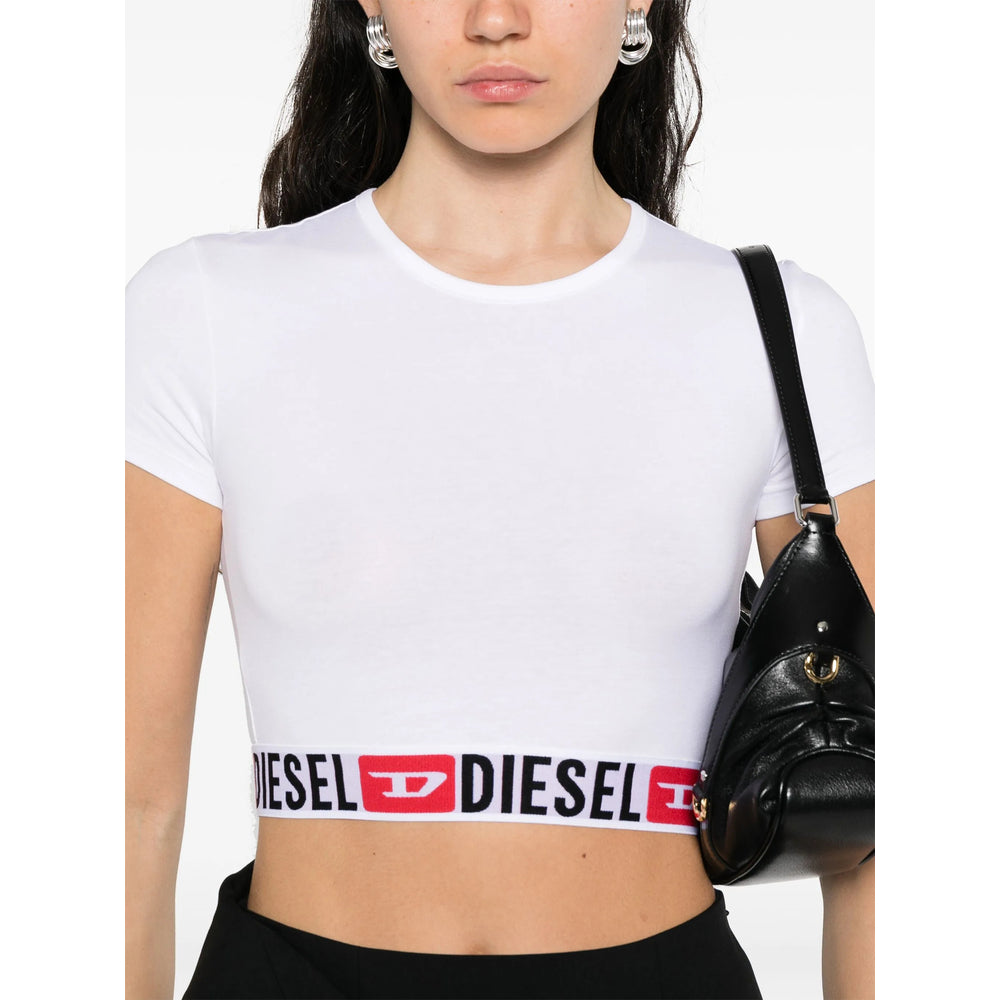 Diesel White Performance Tops - Performance T-Shirts Women DIESEL