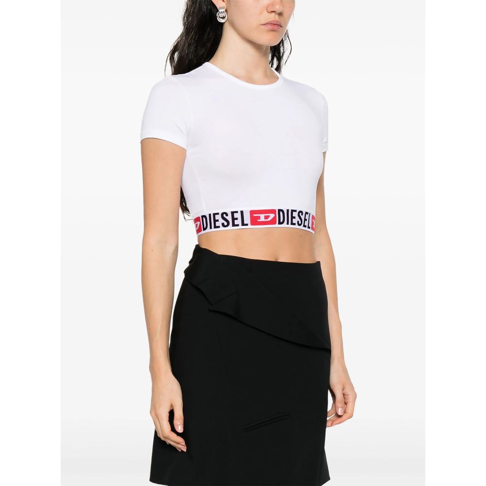 Diesel White Performance Tops - Performance T-Shirts Women DIESEL