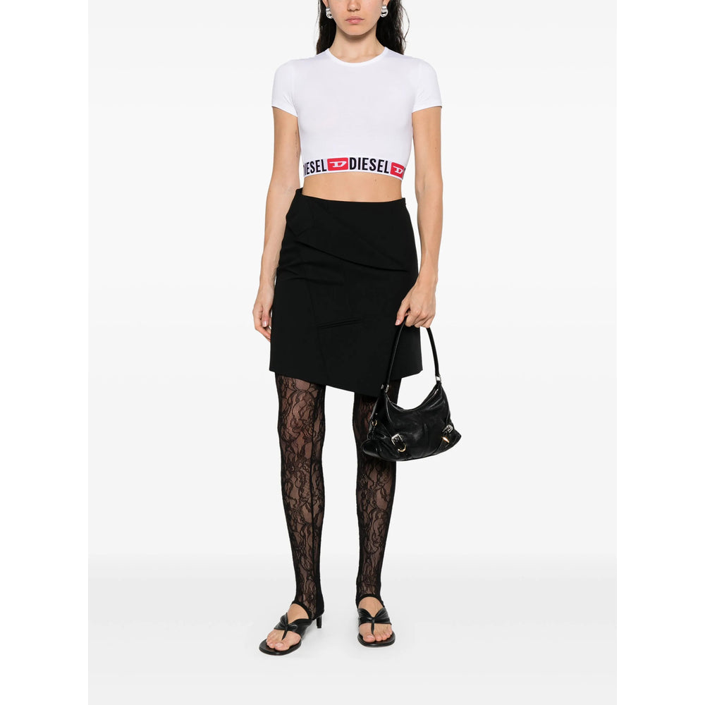 Diesel White Performance Tops - Performance T-Shirts Women DIESEL
