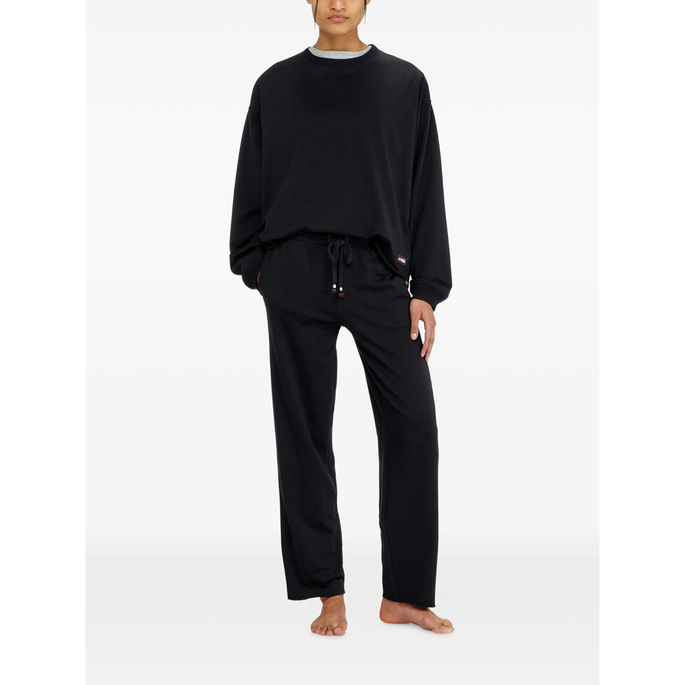 Diesel Black Trousers - Track Pants Women DIESEL