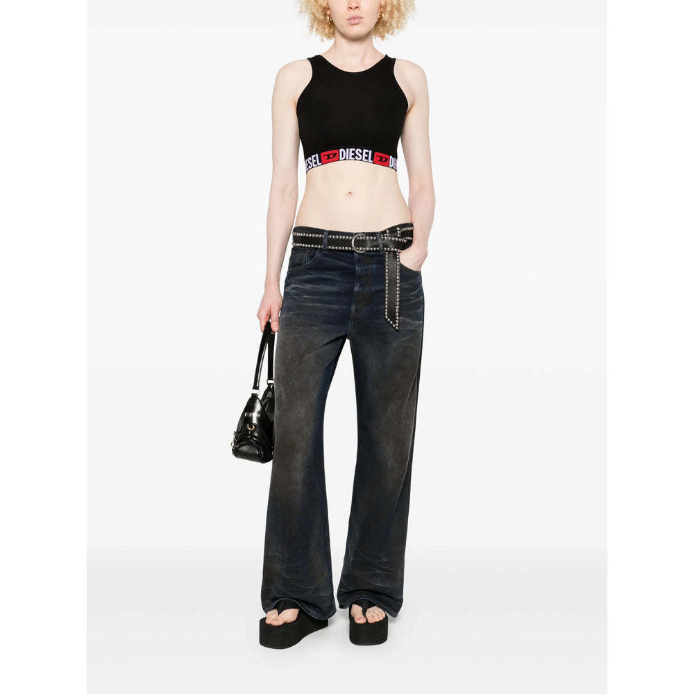 Diesel Black Tops - Vests & Tank Tops Women DIESEL