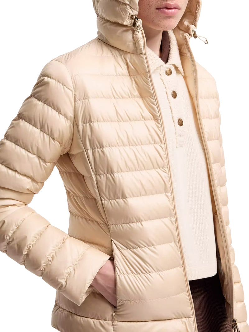 Moncler Women Igelhood Short Down Jacket In Longue Saison MONCLER