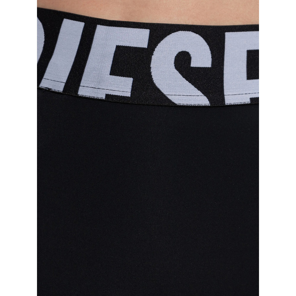 Diesel Black Trousers - Leggings Women DIESEL