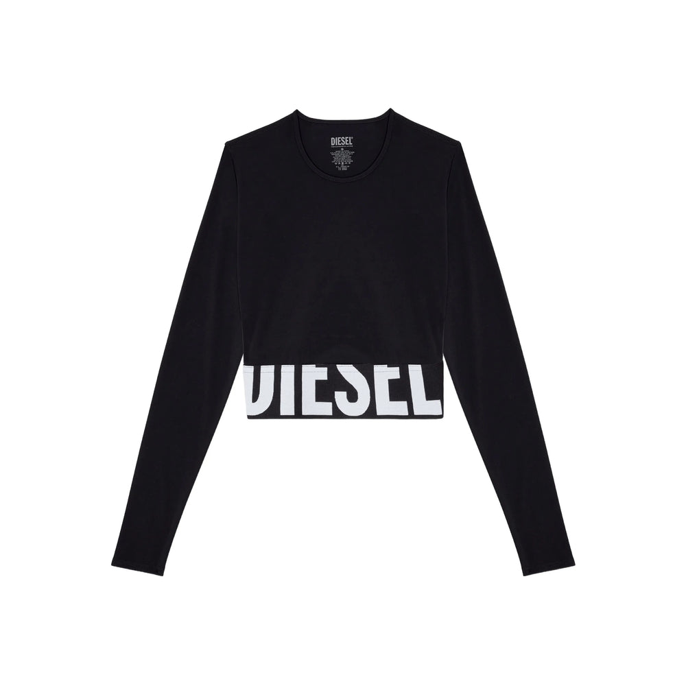 Diesel Black Tops - T-Shirts & Jerseys Women DIESEL