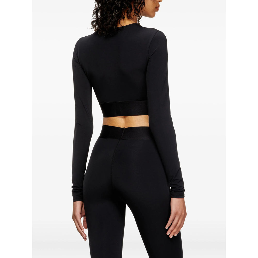 Diesel Black Tops - T-Shirts & Jerseys Women DIESEL
