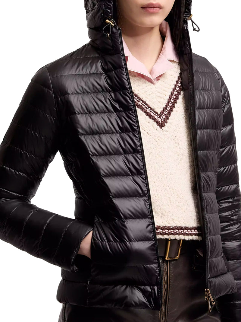 Moncler Women Igelhood Short Down Jacket In Longue Saison MONCLER