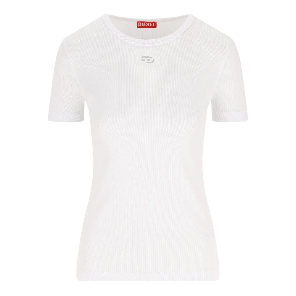 Diesel White Tops - T-Shirts & Jerseys Women DIESEL
