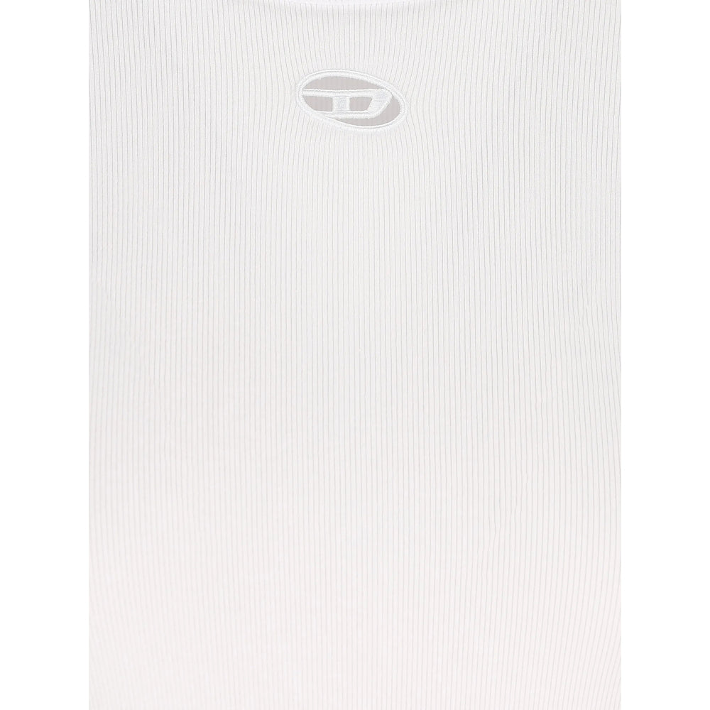 Diesel White Tops - T-Shirts & Jerseys Women DIESEL